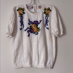 Vintage Bechamel Embroidered Sweater